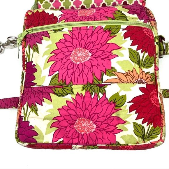 Vera Bradley Hello Dahlia lg hipster messenger bag - Picture 8 of 16